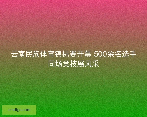 云南民族体育锦标赛开幕 500余名选手同场竞技展风采 云南民族体育锦标赛开幕 500余名选手同场竞技展风采